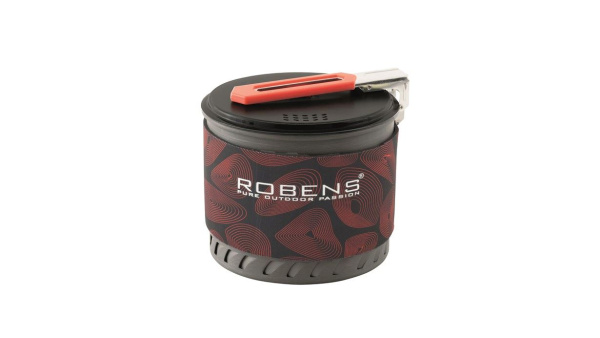 Котелок Robens Turbo Pot (14.8 x 11 см; grey/red)